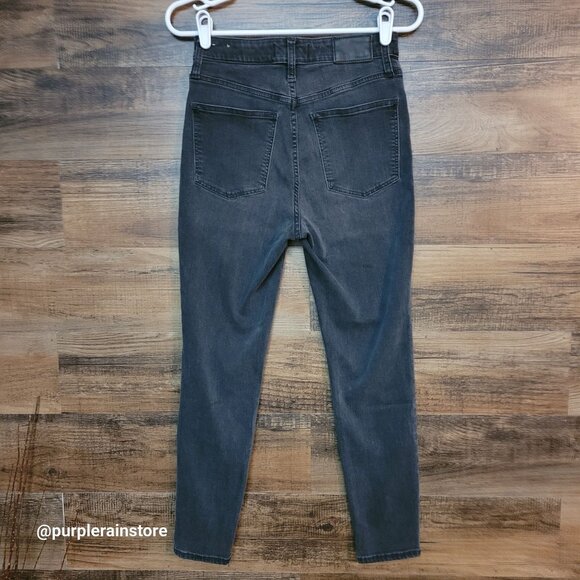 Madewell Jeans 27 Curvy Roadtripper Crop Supersoft Ashmont Wash MB367 Stretch - Picture 2 of 13